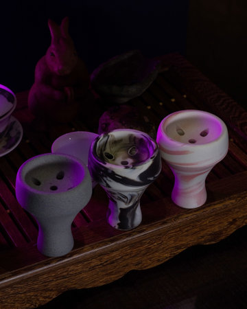 part of the hookah, modern design, on a background.