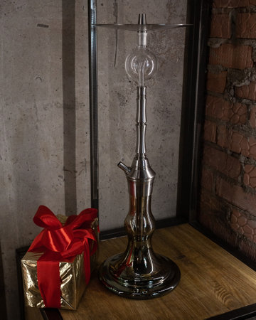 part of the hookah, modern design, on a background.