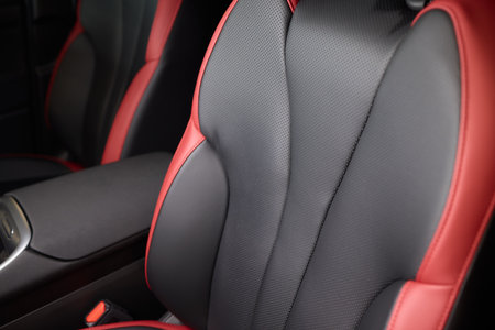 Discover the Stylish Car Interior with Premium Leather Seats for elegance and comfort
