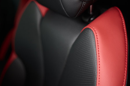 Discover the Stylish Car Interior with Premium Leather Seats for elegance and comfort