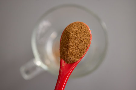 In the morning, a spoon is essential for scooping coffee from a jar, creating a comforting routine