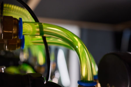 Advanced liquid cooling system enhances performance and efficiency in data centers bitcoin mining farmの写真素材