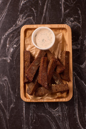 Savor the Delicious Crispy Snack Sticks that come perfectly paired with a Dipping Sauce