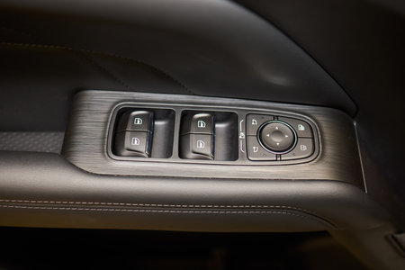 Modern Car Door Control Panel with Window Switches for convenience and functionality