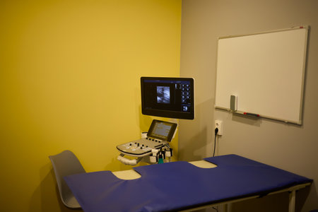 The Utilization of Modern Ultrasound Equipment in a Clinical Care Setting for Diagnosticsの写真素材
