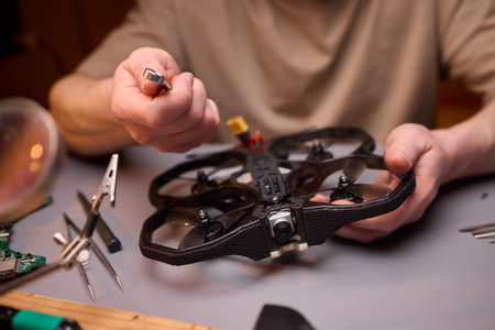 Conducting Detailed and Precise Repair Work Using Various Tools and Electronic Components