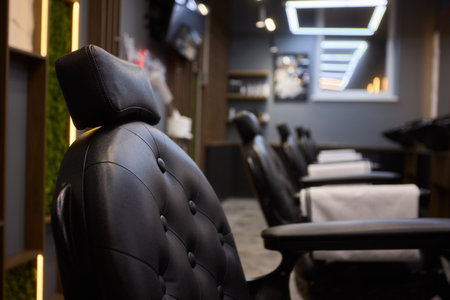 Discover Stylish and Comfortable Tattoo Studio Chairs Perfectly Designed for Professional Artistsの写真素材
