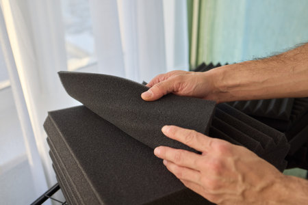 Acoustic Foam Panel specifically designed for effective Soundproofing and Treatment solutionsの写真素材