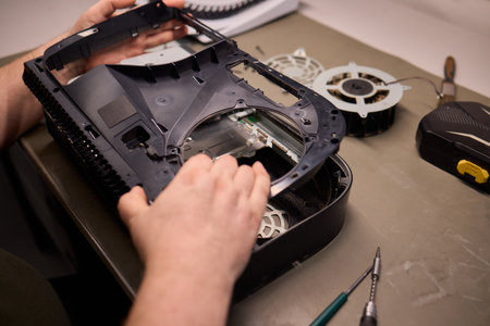 The Disassembled Robotics Device is for thorough maintenance to ensure optimal performance