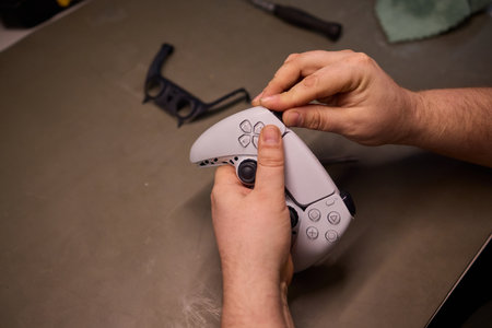 Handsome Experience with Repairing a Game Controller Using Various Tools and Techniques
