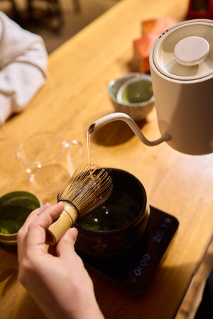 Crafting Matcha The Artful Hand Whisking Process of Creating a Perfect Beverage Experience