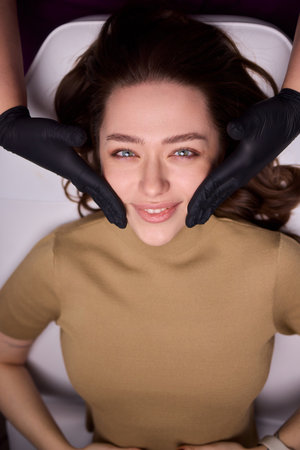A closeup view showcasing a Cosmetic Treatment being performed with Advanced Tools and techniques