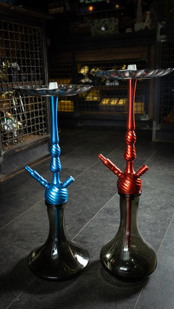 part of the hookah, modern design, on a background.