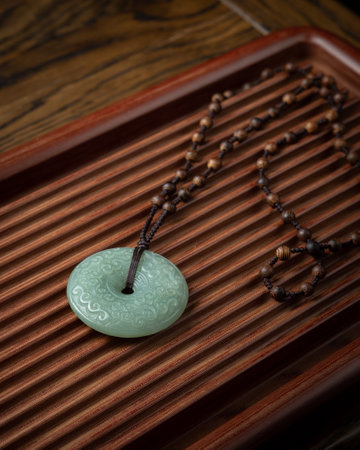 Colorful beads made of natural semiprecious stones on a white background. Isolated jewelry close up. Stone texture, energy mineral, beaded necklaces, rock.の写真素材