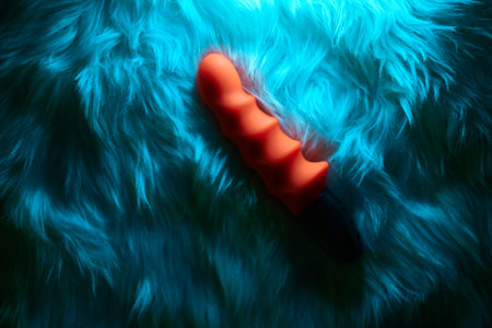 Vibrator for relaxation and pleasure.Vibrator for sex games.の写真素材