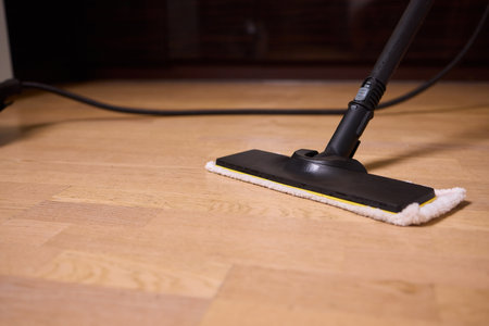 Experience Efficient Steam Cleaning Solutions for Your Wooden Floors to Maintain Their Beautyの写真素材