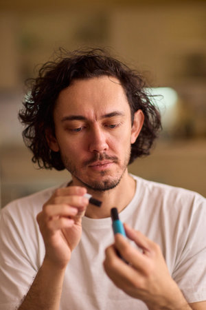 To enjoy a quality vaping session, properly prepare the vape device with ground materialの写真素材