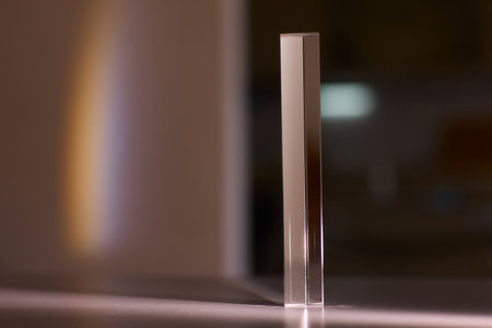 Light Refraction Through a Prism, Which Creates Beautiful and Colorful Spectrums