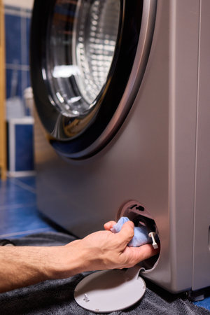 A closeup view of an illuminated technology interface showcasing advanced features and designの写真素材