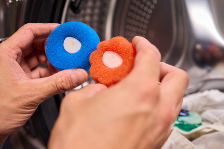 Using Laundry Pods in the Dryer Offers Convenient and Efficient Cleaning Solutions for Your Clothesの写真素材