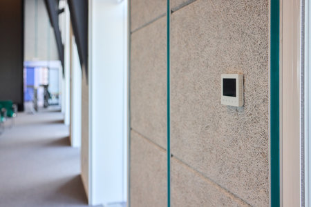 Artistic Wooden Wall with Perforated Design showcases the beauty and craftsmanship of modern