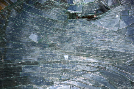 Extraordinary shattered glass reflection art captivates with intricate details and vibrant colors