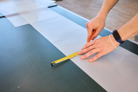 Measuring and accurately cutting paper for various creative craft projects effectively