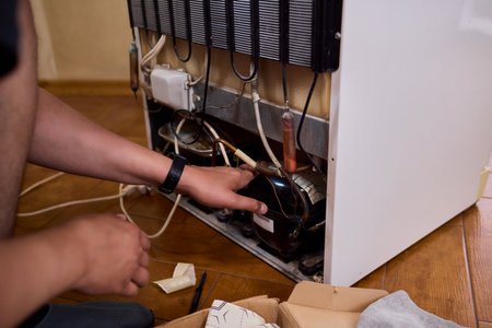 Refrigerator Repair Essential Troubleshooting Tips and Ongoing Maintenance Techniquesの写真素材