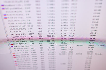 The results of the Internet Speed Test are displayed for your convenience and analysis purposes