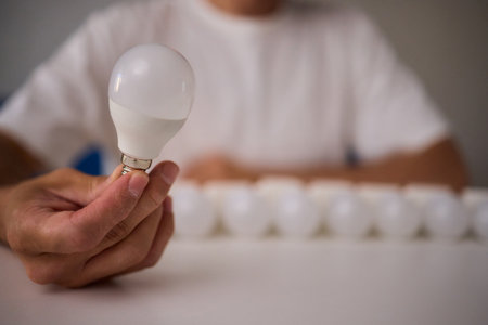 An Innovative Showcase of LED Light Bulbs Featuring a Low Energy Consumption Solution