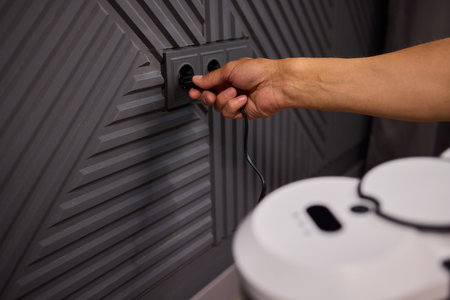 Connecting a Modern Appliance to a Stylish and Functional Wall Outlet for Enhanced Convenience