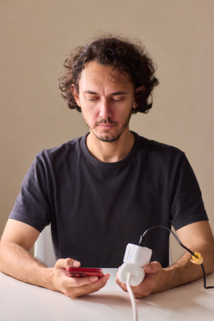 Smart Plug Technology enables convenient control through a Mobile App for better automationの写真素材