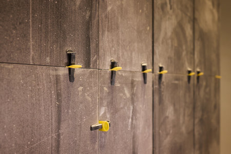 Currently, we have Professional Wall Tiling Installation services actively in progressの写真素材