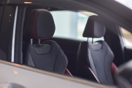 Discover the Stylish Car Interior with Premium Leather Seats for elegance and comfort