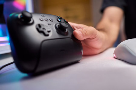 Gaming Controller in Action Dive into an Engaging and Thrilling Gameplay Experience