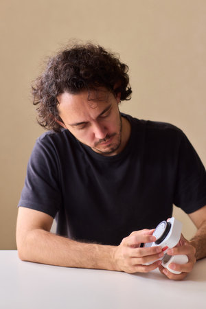 Hands Interacting Carefully with a Modern Device Component in a Tech Environment