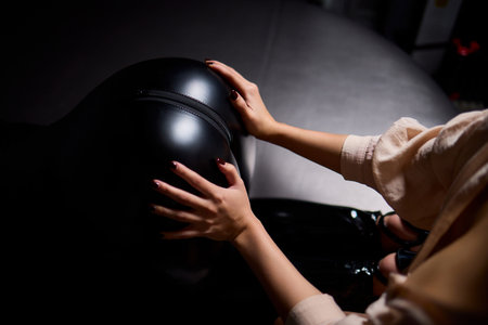 Stunning and Elegant Fashion Photography Featuring Creative and Expressive Posesの写真素材