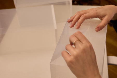 Creative Home Organization Using Environmentally Friendly Storage Devices, Meticulous DIY Approach to Declutter and Improve Household Storage with Eco Conscious Solutionsの写真素材