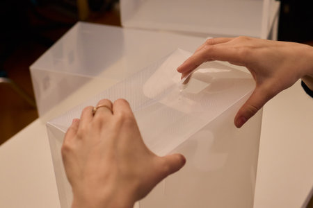 Creative Home Organization Using Environmentally Friendly Storage Devices, Meticulous DIY Approach to Declutter and Improve Household Storage with Eco Conscious Solutionsの写真素材