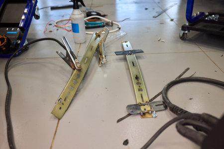 Inspiring Work in Progress Witness the Art of Welding Sparks Dancing Across the Floor