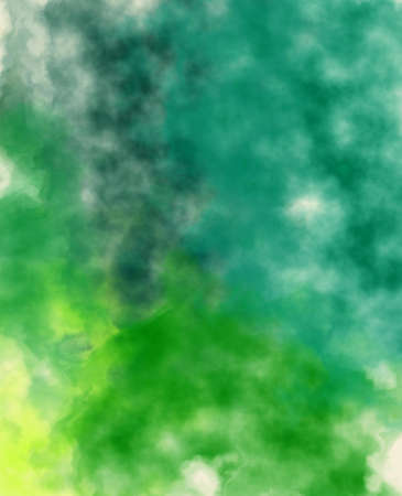 green abstract watercolor background jpgの写真素材