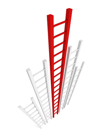 concept ladder of successの写真素材