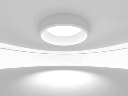 Empty Room Interior Architecture Background. 3d Render Illustrationの写真素材