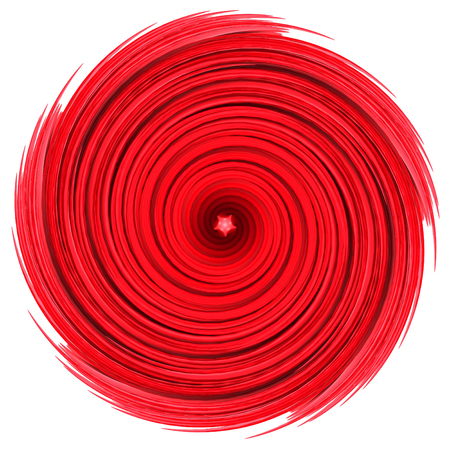 Red swirl spiral abstract background. 3d render illustrationの写真素材