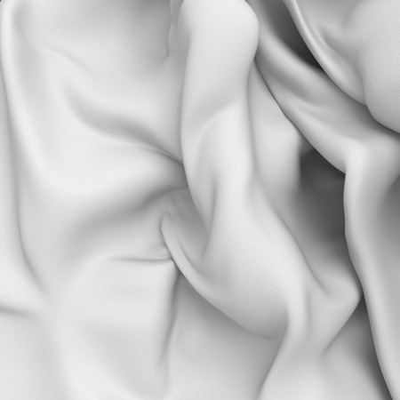 Soft silk satin fabric smooth luxury background. 3d render illustrationの写真素材