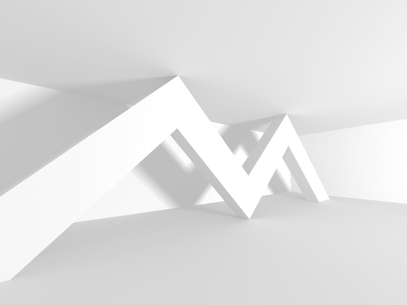 Abstract Architecture Modern Design Background. 3d Render illustrationの写真素材