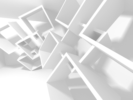 Abstract Architecture Modern Design Background. 3d Render illustrationの写真素材