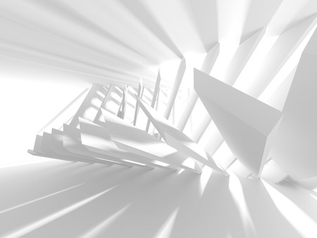 Abstract Architecture Modern Design Background. 3d Render illustrationの写真素材