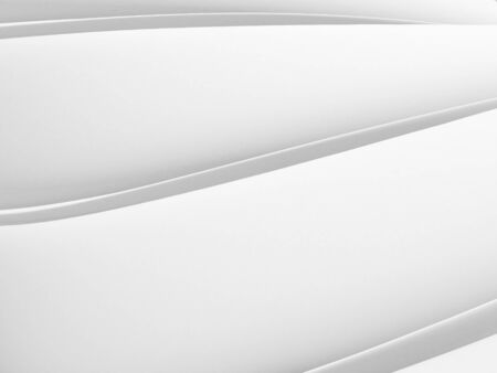 Abstract white background with waves. 3d renderingの写真素材
