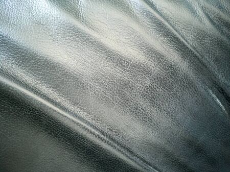 Dark shiny black leather texture background. Vintage designの写真素材